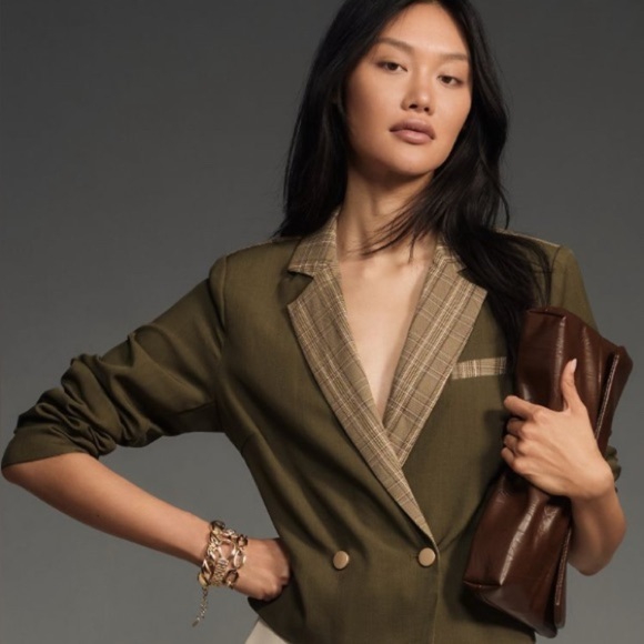 dolan Jackets & Blazers - DOLAN Cropped Blazer Jacket / Size L / ANTHROPOLOGIE BRAND /NWOT